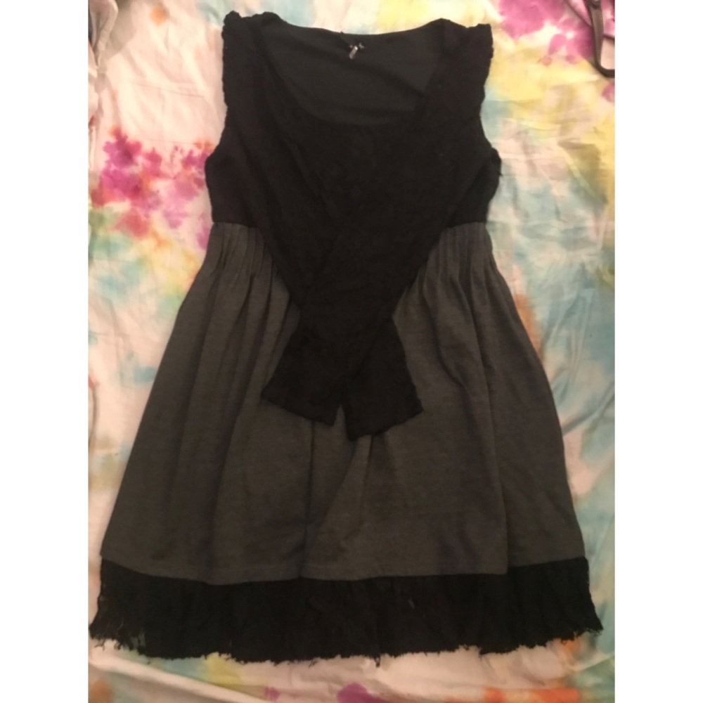 Lace Sleeve Dress